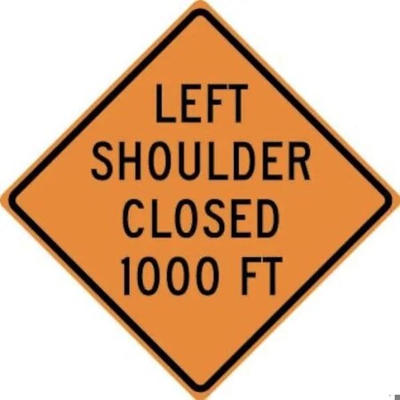 Accuform RIGID CONSTRUCT ION SIGN LEFT SHOULDER FRK621HP